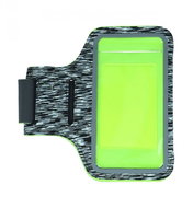 TopQ Sportovní pouzdro na ruku Streaky velikost XL šedé 56573 - Phone Case