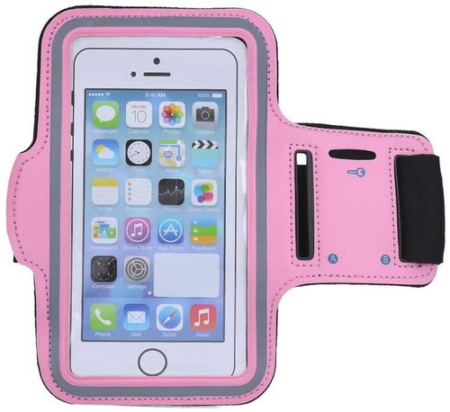 TopQ Sportovní pouzdro na ruku velikost XL světle růžové 56475 - Phone Case - Main image