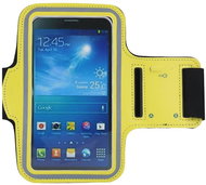 TopQ Sportovní pouzdro na ruku velikost XL žluté 56418 - Phone Case