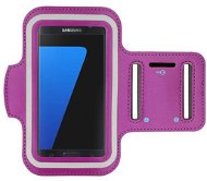 TopQ Športové puzdro na ruku veľkosť XL fialové 56417 - Puzdro na mobil