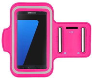 TopQ Sportovní pouzdro na ruku velikost XL růžové 56416 - Phone Case