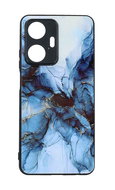 TopQ Kryt Marble Realme C55 pevný Smoky Blue 106620 - Phone Cover