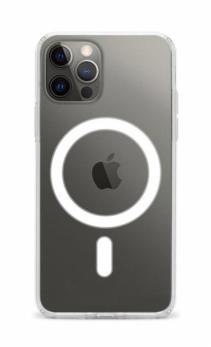 TopQ Kryt Clear Magnetic iPhone 12 Pro Max pevný průhledný 76147 - Phone Cover - Main image