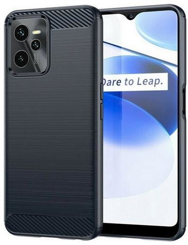 TopQ Kryt Realme C35 silikon černý 74373 - Phone Cover - Main image