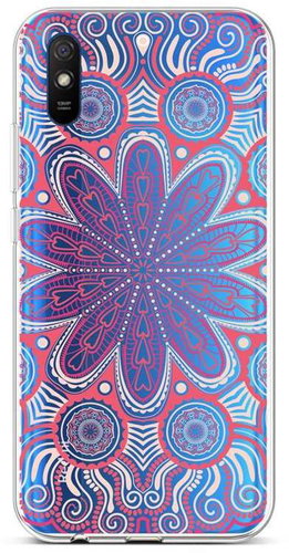 TopQ Kryt Xiaomi Redmi 9A silikon Romantic Mandala 51943 - Phone Cover - Main image