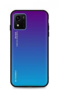 TopQ Kryt Luxury Vivo Y01 pevný duhový purpurový 69027 - Phone Cover