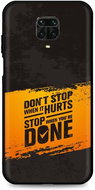 TopQ Kryt Xiaomi Redmi Note 9 Pro silikon Don´t Stop 54162 - Phone Cover