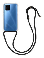 TopQ Kryt Vivo Y01 silikon s černou šňůrkou průhledný 71991 - Phone Cover