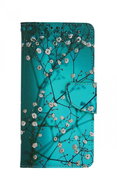 TopQ Pouzdro Xiaomi Redmi A1 knížkové Modré s květy 86023 - Phone Case