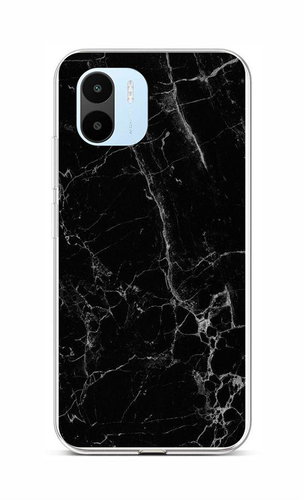 TopQ Kryt Xiaomi Redmi A1 Mramor černý 86205 - Phone Cover - Main image