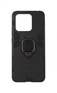 TopQ Kryt Xiaomi Redmi 10C odolný černý s prstenem 75228 - Phone Cover