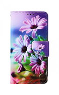 TopQ Pouzdro Xiaomi Redmi Note 10 knížkové Fialové květy 59870 - Phone Case