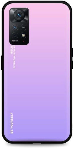 TopQ Kryt Luxury Xiaomi Redmi Note 11 Pro 5G pevný duhový růžový 93368 - Phone Cover - Main image