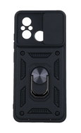 TopQ Kryt Armor Lens Xiaomi Redmi 12C ultra odolný černý 105377 - Phone Cover
