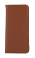 TopQ Pouzdro Leather Smart Pro Xiaomi Redmi Note 12S knížkové hnědé 105372 - Phone Case