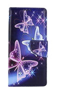 TopQ Pouzdro Realme C55 knížkové Modré s motýlky 107385 - Phone Case