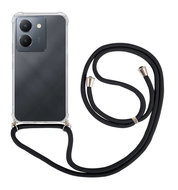 TopQ Kryt Vivo Y36 s černou šňůrkou průhledný 106631 - Phone Cover