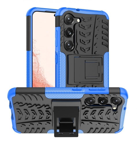 TopQ Kryt Samsung S23 odolný modrý 106689 - Phone Cover - Main image