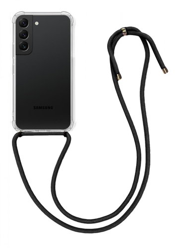 TopQ Cover Samsung S22 5G with black cord transparent 93441 - Phone Cover - Main image