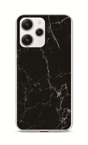 TopQ Kryt Xiaomi Redmi 12 Mramor černý 106703 - Phone Cover - Main image