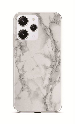 TopQ Kryt Xiaomi Redmi 12 Mramor bílý 106699 - Phone Cover - Main image