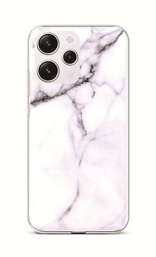 TopQ Kryt Xiaomi Redmi 12 Mramor bílý 106695 - Phone Cover - Main image