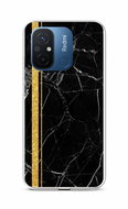 TopQ Kryt Xiaomi Redmi 12C Mramor černo-zlatý 106709 - Phone Cover