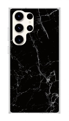TopQ Kryt Samsung S23 Ultra Mramor černý 106708 - Phone Cover - Main image