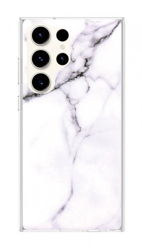 TopQ Kryt Samsung S23 Ultra Mramor bílý 106705 - Phone Cover - Main image