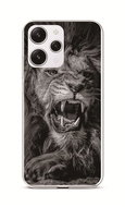 TopQ Kryt Xiaomi Redmi 12 Černobílý lev 106684 - Phone Cover