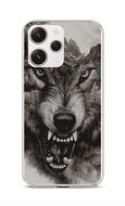 TopQ Kryt Xiaomi Redmi 12 Černobílý vlk 106681 - Phone Cover