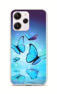 TopQ Kryt Xiaomi Redmi 12 Modří motýlci 106655 - Phone Cover