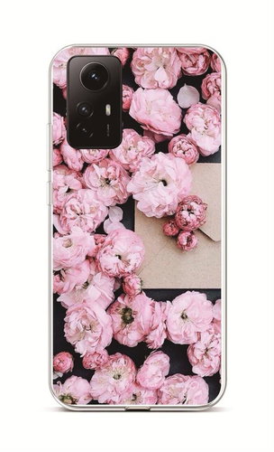 TopQ Kryt Xiaomi Redmi Note 12S Růžové květy 106854 - Phone Cover - Main image