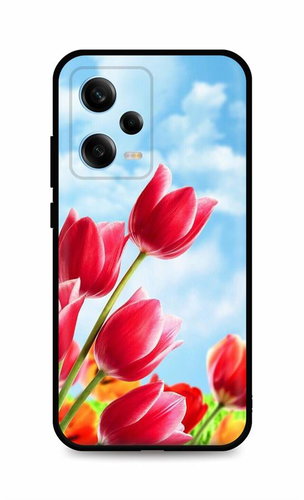 TopQ Kryt Xiaomi Redmi Note 12 Pro+ 5G Tulips 106819 - Phone Cover - Main image