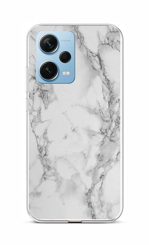 TopQ Kryt Xiaomi Redmi Note 12 Pro+ 5G Mramor bílý 106796 - Phone Cover - Main image