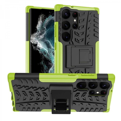 TopQ Kryt Samsung S23 Ultra odolný zelený 106717 - Phone Cover - Main image
