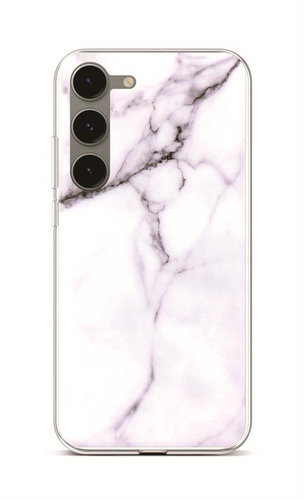 TopQ Kryt Samsung S23 Mramor bílý 106677 - Phone Cover - Main image