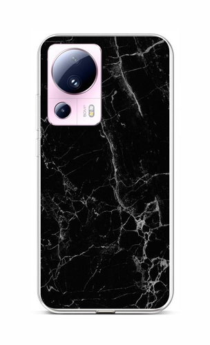TopQ Kryt Xiaomi 13 Lite Mramor černý 106664 - Phone Cover - Main image