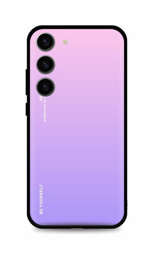 TopQ Kryt Luxury Samsung S23 pevný duhový růžový 106659 - Phone Cover - Main image