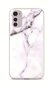 TopQ Kryt Motorola Moto E32s Mramor biely 106613 - Kryt na mobil