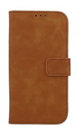 TopQ Pouzdro Tender iPhone 15 Pro knížkové hnědé 105074 - Phone Case