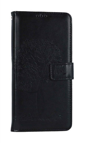 TopQ Pouzdro Xiaomi Redmi Note 12S knížkové Černý strom sovičky 106880 - Phone Case - Main image