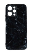 TopQ Kryt Marble Xiaomi Redmi 12 pevný Smoky Black 106735 - Phone Cover