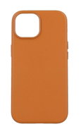 TopQ Kryt Leather iPhone 15 s MagSafe oranžový 105069 - Phone Cover