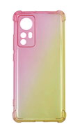 TopQ Kryt Xiaomi 12 Shock duhový růžovo-žlutý 107617 - Phone Cover