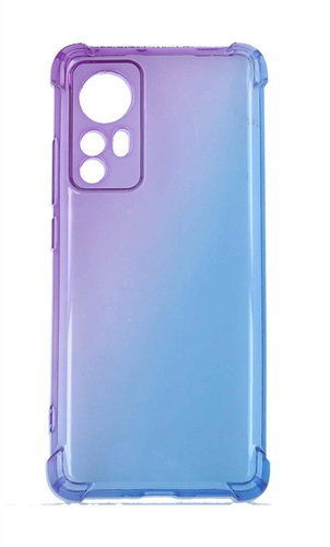 TopQ Kryt Xiaomi 12 Shock duhový fialovo-modrý 107616 - Phone Cover - Main image