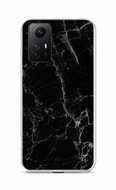 TopQ Kryt STYLE Xiaomi Redmi Note 12S Mramor černý 99850 - Phone Cover