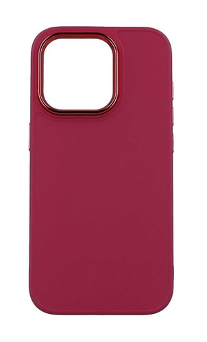 TopQ Kryt Frame iPhone 14 Pro malinový 108444 - Phone Cover - Main image