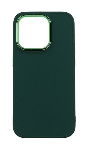 TopQ Kryt Frame iPhone 14 Pro zelený 108442 - Phone Cover - Main image