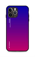TopQ Kryt LUXURY iPhone 15 Pro Max pevný duhový fialový 105141 - Phone Cover